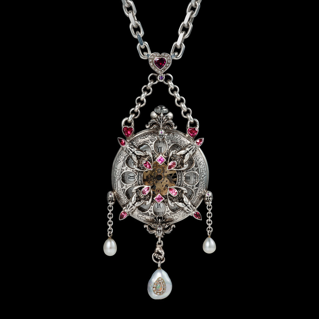 Blooming Dial Pendant Necklace