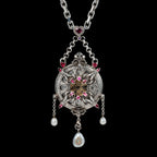 Blooming Dial Pendant Necklace