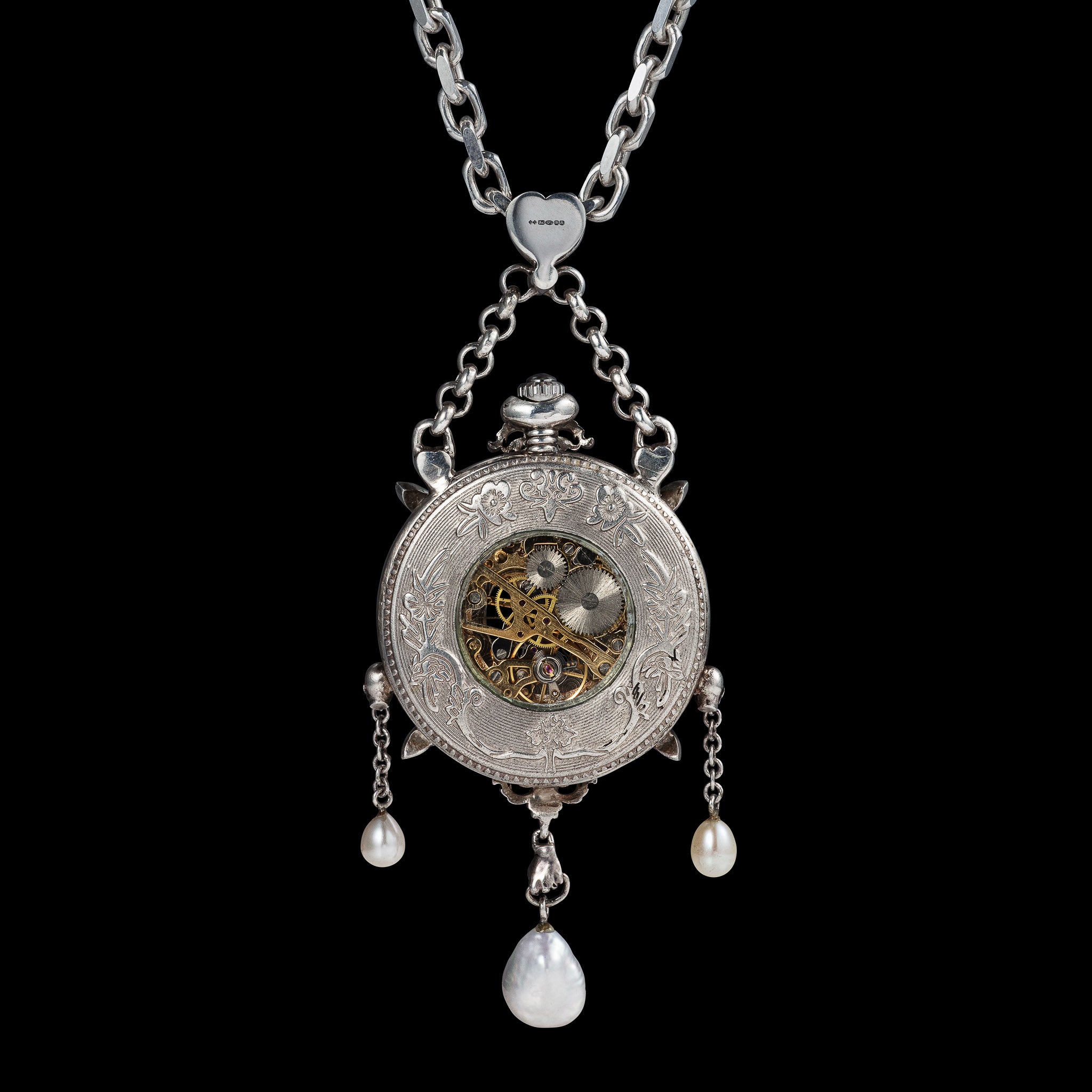 Blooming Dial Pendant Necklace