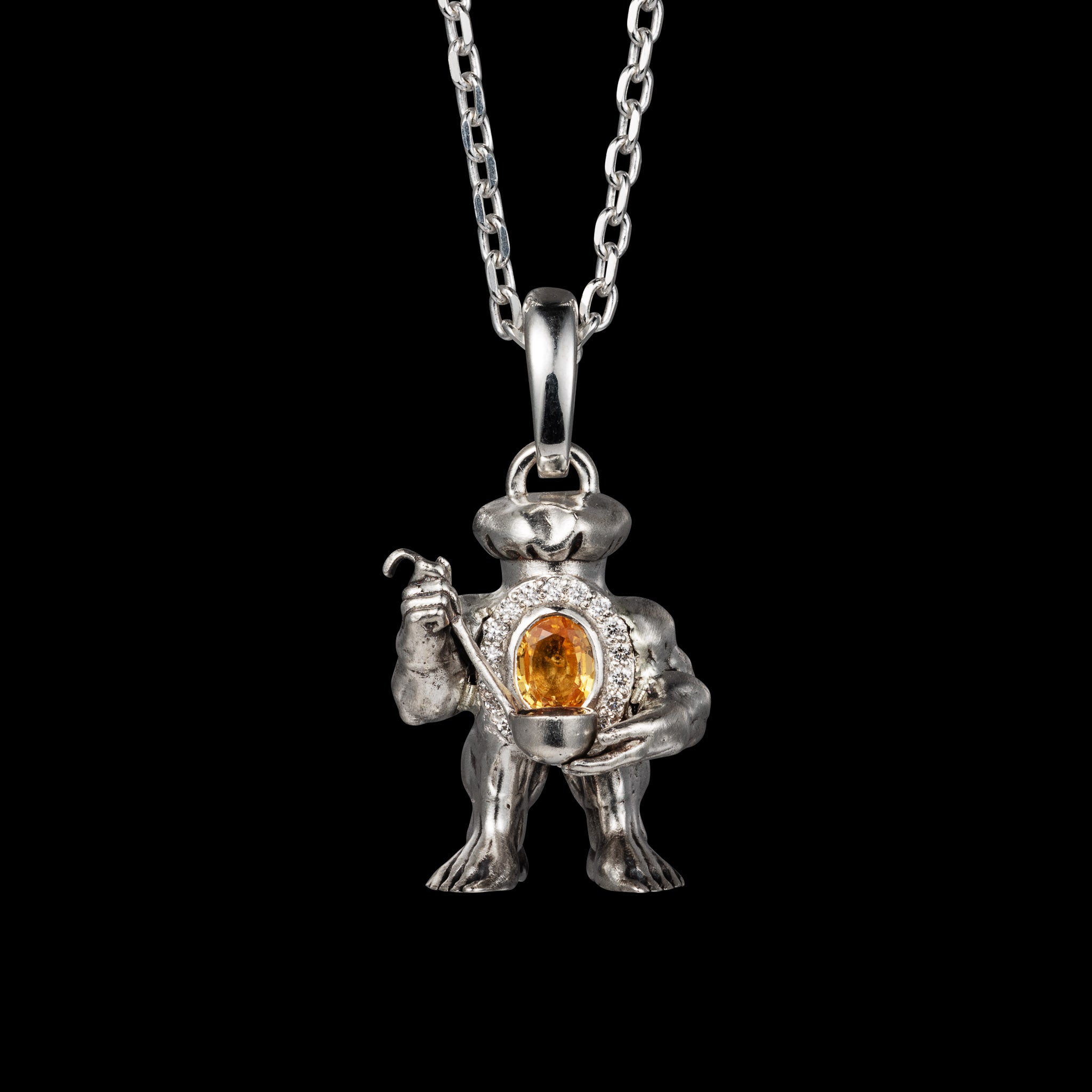 Chef Pendant Necklace