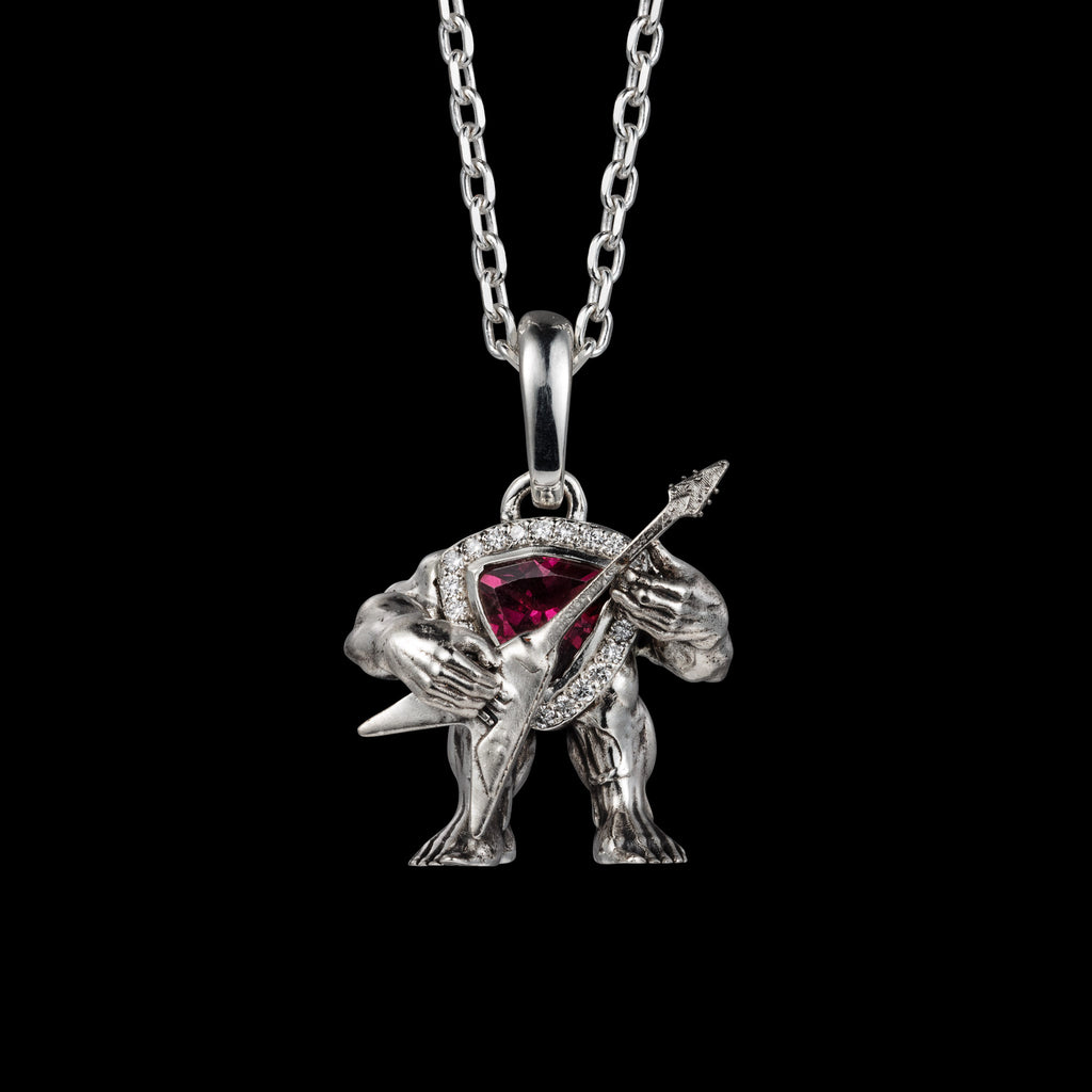 Guitarist Pendant Necklace