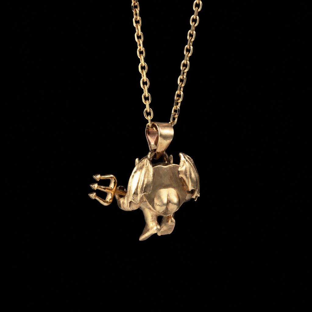 Devil Pendant Necklace